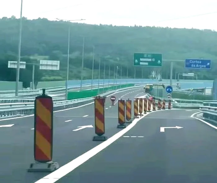 Autostrada se va deschide luni după-amiază FOTO: Captură video
