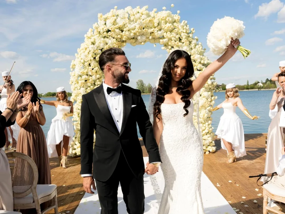 Dorian Popa și Andreea s-au căsătorit/FOTO: Instagram @eusuntdorian
