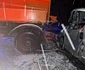 Accident între un microbuz și un utilaj/FOTO: DRDP Craiova