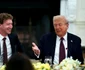 Mark Zuckerberg și Donald Trump FOTO Profimedia