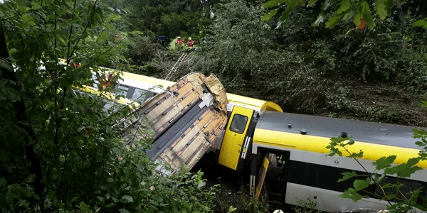 Tren deraiat în Germania FOTO Profimedia 