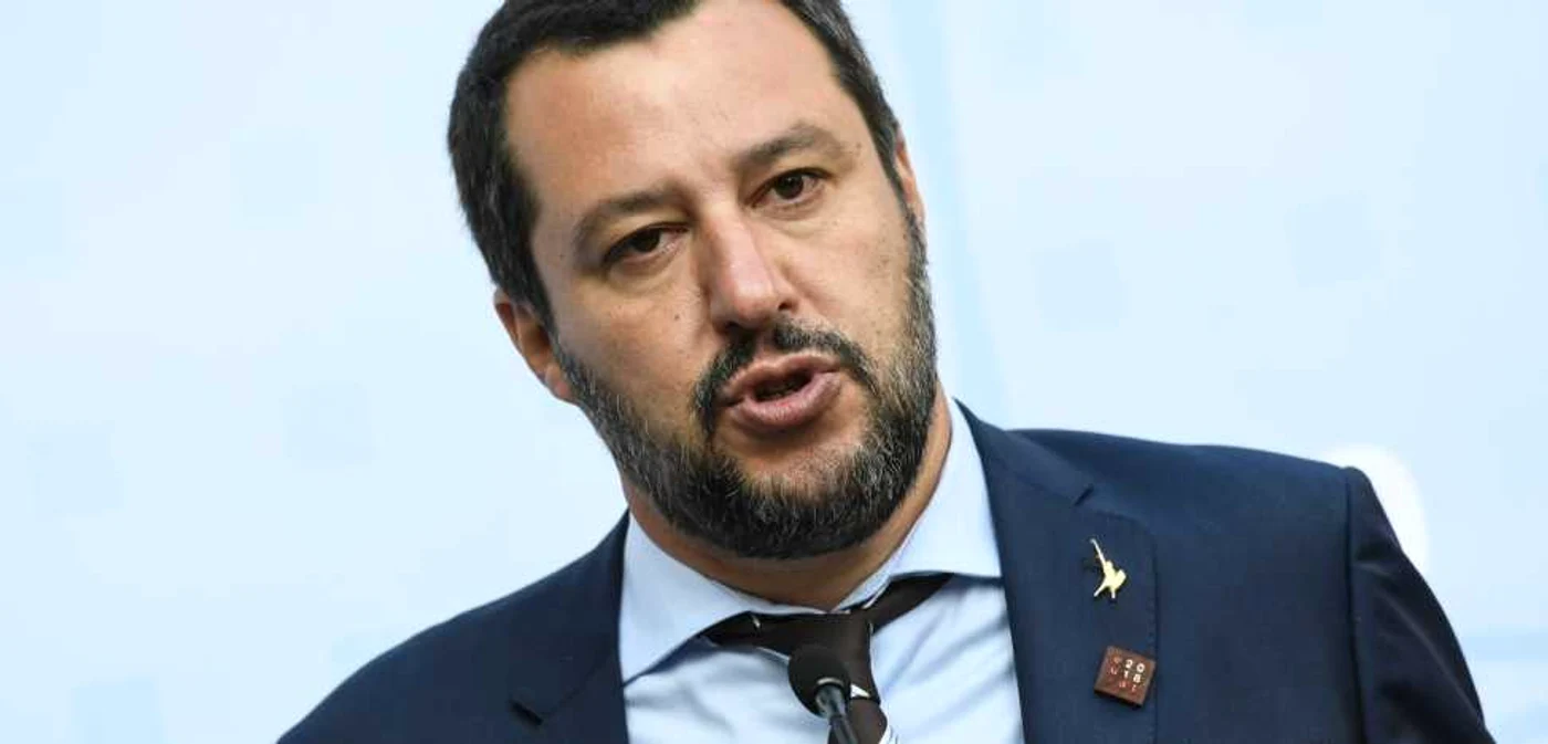 Matteo Salvini, ministrul italian de Interne Foto: EPA/EFE