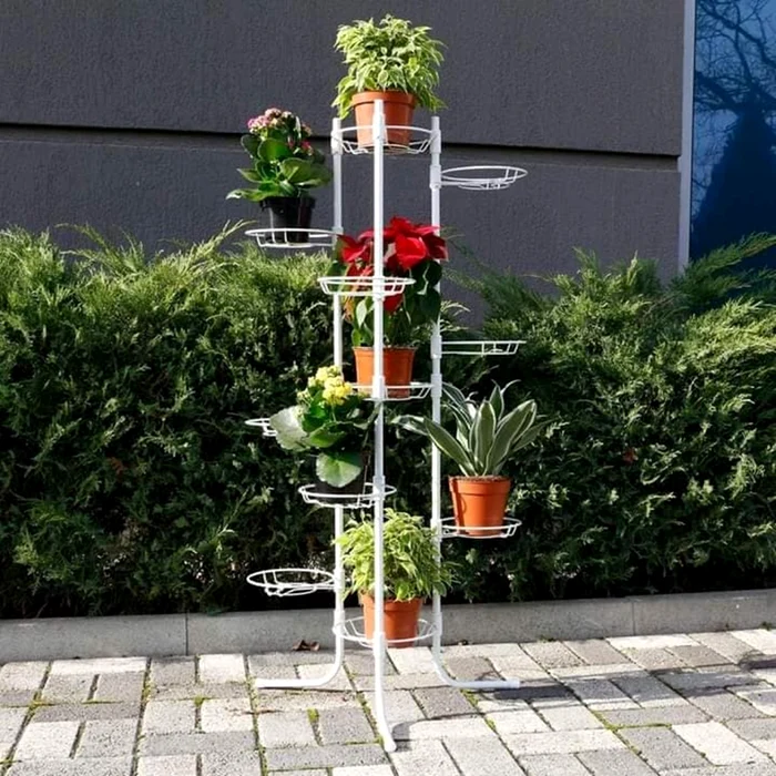 Suport pliant OEM pentru plante în ghiveci pentru 11 ghivece Sursă eMAG 