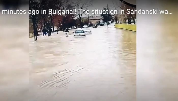 Apele s-au revărsat în mai multe zone. FOTO captură YouTube h/r Channel