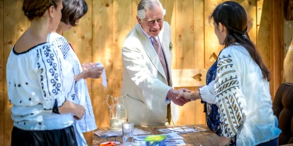 Prinţul Charles se află astăzi într-o vizită la Viscri. FOTOFundaţia Prinţul de Wales