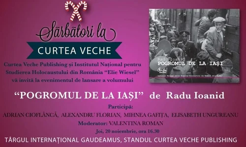 Lansarea volumului “Pogromul de la Iași” jpeg