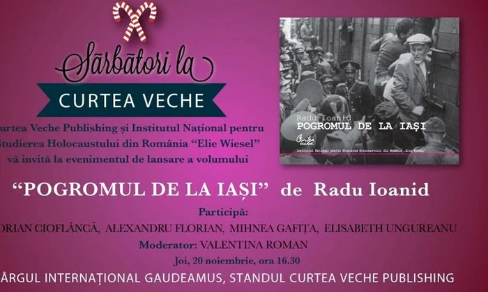 Lansarea volumului “Pogromul de la Iași” jpeg