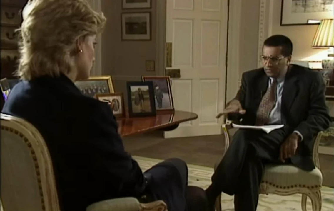 Controversatul intreviu acordat de Prințesa Diana lui Martin Bashir de la BBC. FOTO: Profimedia