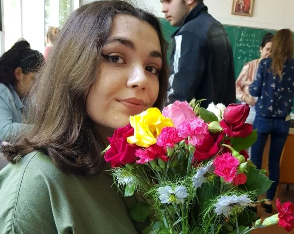 Ioana Pavelescu, singura elevă cu 10 la Bacalaureat din Olteniţa FOTO Facebook/Primăria Olteniţa