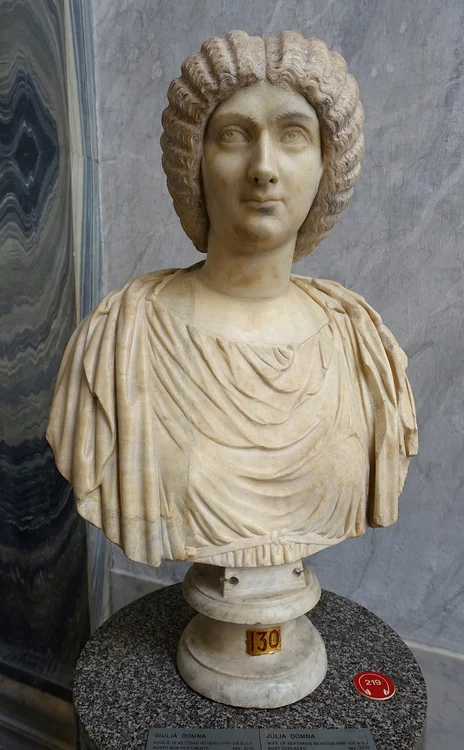 Iulia Domna, bust din Muzeele Vaticanului (© RDaderot / Wikimedia Commons)