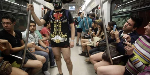 metrou No Pants Subway Ride reuters