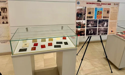 Expoziția „Retrospectiva anului 1989” (© Facebook / Consiliul Național pentru Studierea Arhivelor Securității - CNSAS)