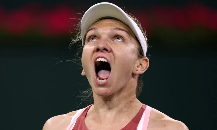 Simona Halep a fost chinuită la ultimele partide de estonianca de 1,81 de metri