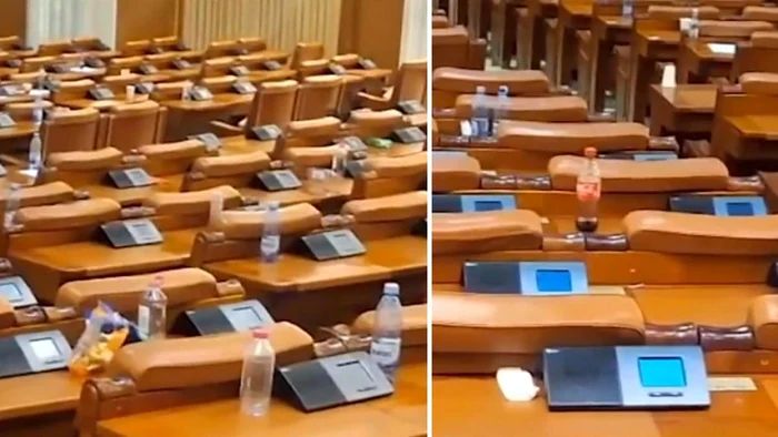 Unii dintre politicieni au mâncat şaorma. Sursa colaj foto: captură video: Antena 3 CNN  