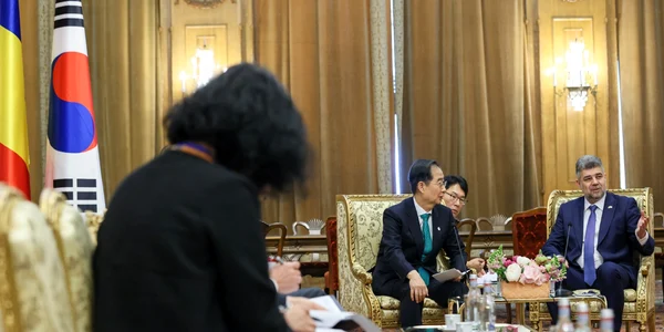 Marcel Ciolacu, întâlnire cu premierul Republicii Coreea FOTO: Facebook 