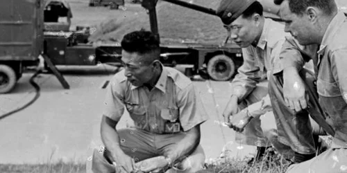 În 1958 militarii americani au desfăşurat în Taiwan rachete Matador