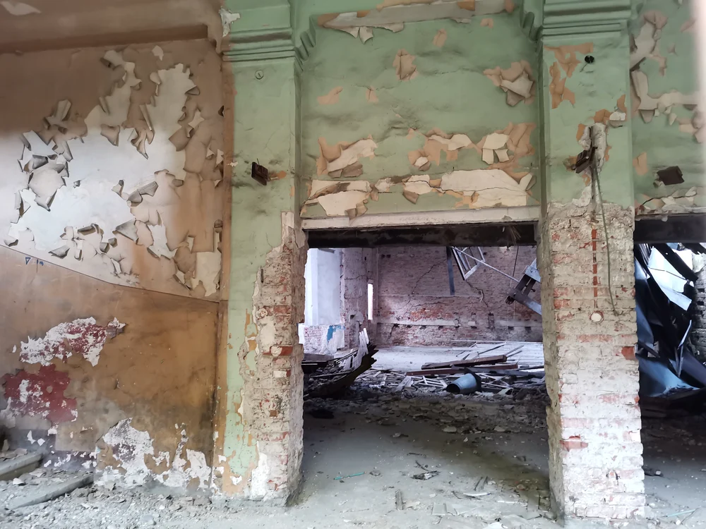 Clădirea din Slatina în care a concertat George Enescu se prăbușește FOTO: Alina Mitran 