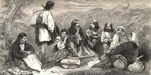 Romii nomazi din secolul 19