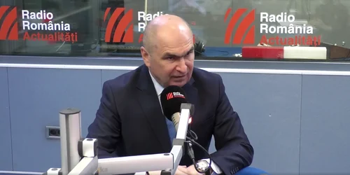 Premierul Ilie Bolojan la Radio Romania Actualitati FOTO captura video Facebook
