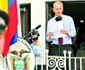 Assange în balconul ambasadei Ecuadorul în Marea Britanie - FOTO REUTERS