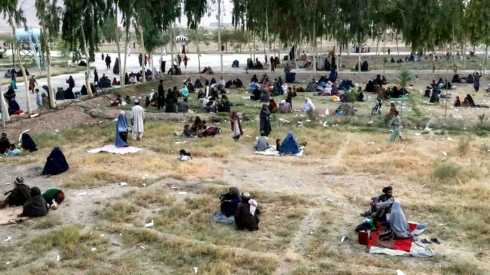 Refugiaţi din Kandahar FOTO EPA-EFE