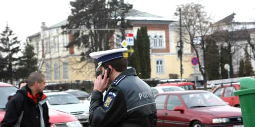 Poliţistul a intervenit imediat