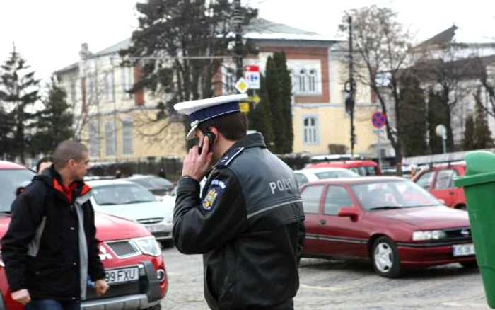 Poliţistul a intervenit imediat