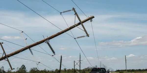 Uraganul Laura a lovit Louisiana pe 27 august FOTO EPA-EFE