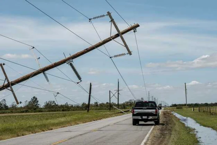Uraganul Laura a lovit Louisiana pe 27 august FOTO EPA-EFE