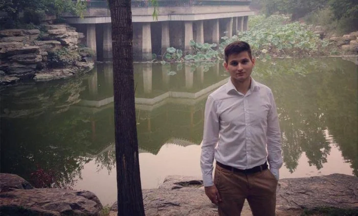 Alexandru Colţea, student la Universitatea de Limbă şi Cultură Chineză (BLCU) din Beijing FOTO alexcoltea.com