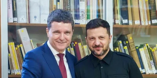 Nicusor Dan si Volodimir Zelenski FOTO Facebook Nicusor dan jpg