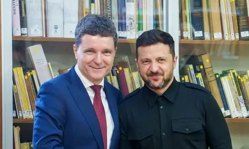 Nicusor Dan si Volodimir Zelenski FOTO Facebook Nicusor dan jpg