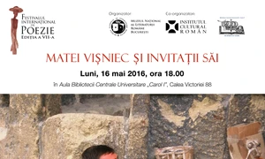Matei Vişniec, în deschiderea Festivalului Internaţional de Poezie Bucureşti jpeg