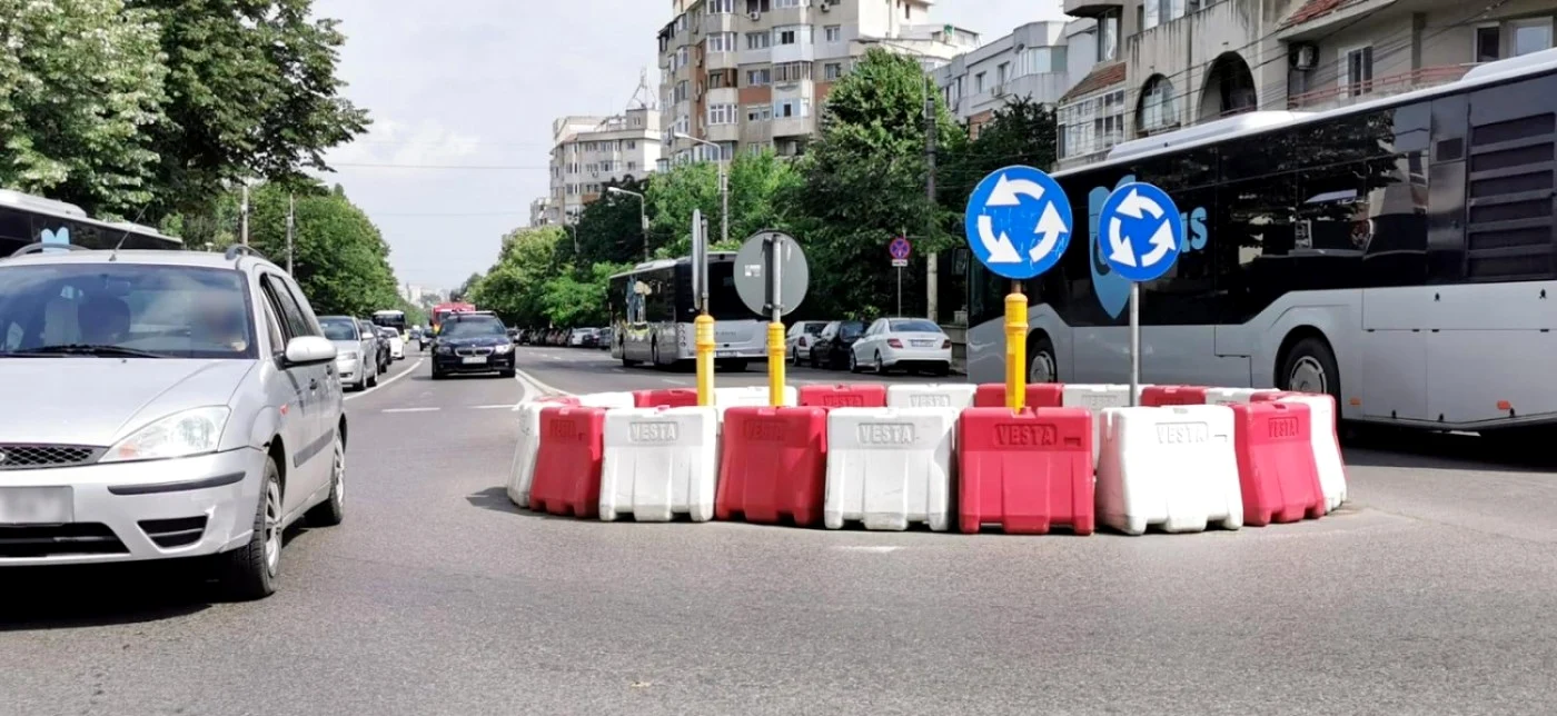 Sensul giratoriu Bdul Alexandru Lăpuşneanu - strada Nicolae Iorga va fi desfiinţat Sursa Primăria Constanţa