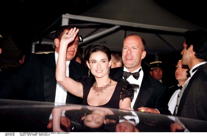 Bruce Willis şi Demi Moore au format unul dintre cele mai frumoase cupluri din showbiz (Foto: Profimedia)