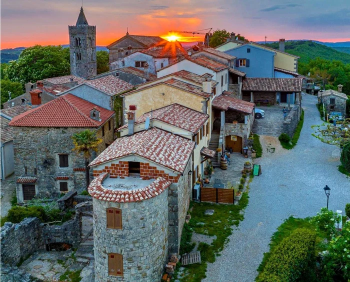 Orașul Hum din Croația este cel mai mic din lume. Foto: Facebook