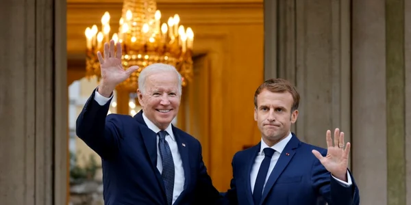 biden macron afp