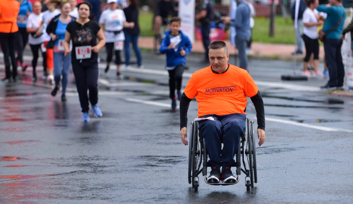 George Ivanof participă în fiecare an la Semimaraton Galați FOTO Fundația Comunitară Galați