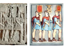 Monumentul de la Adamclisi vs Columna lui Traian png