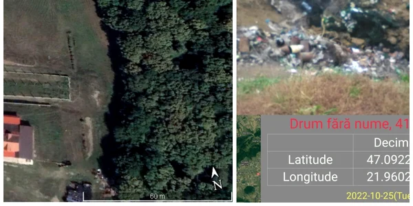 groapa cu coroane incendiate se vede din satelit foto Garda de Mediu Bihor 1 jpg