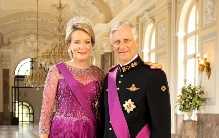 Regele Philippe și Regina Mathilde PNG