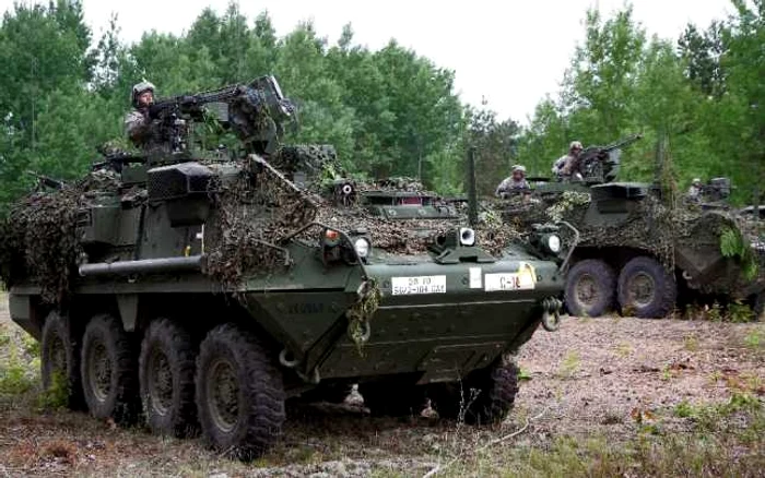 Exerciţiu militar al armatei SUA. FOTO: AFP