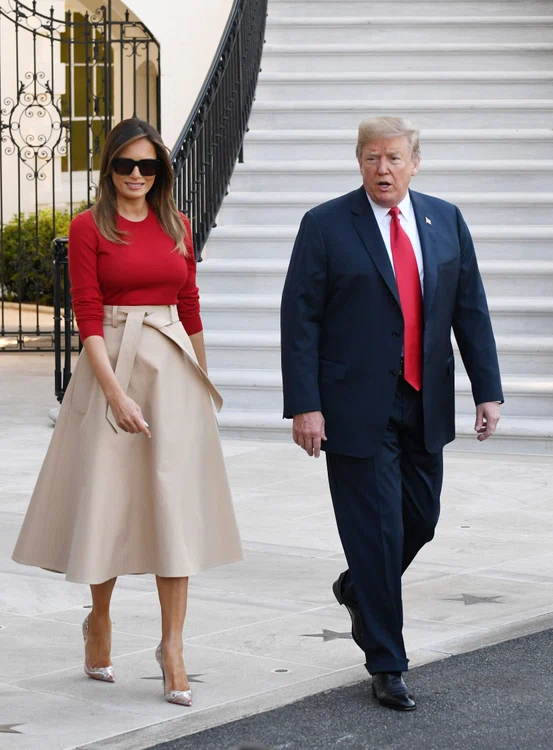President Trump and First Lady depart the White House en route to Belgium   DC jpeg