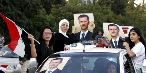 sustinatori bashar sarbatoare damasc foto reuters