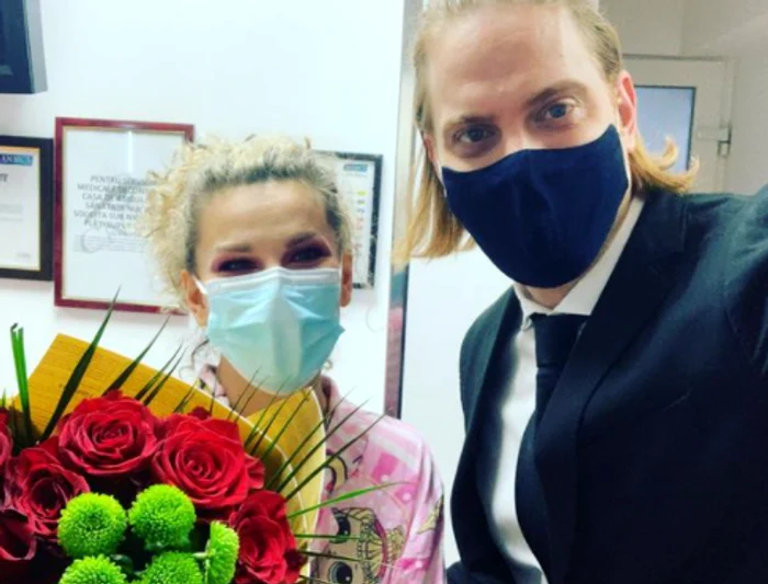 Ilan Laufer, gest romantic pentru Alina, care este internată în spitalFoto: Arhivă personală