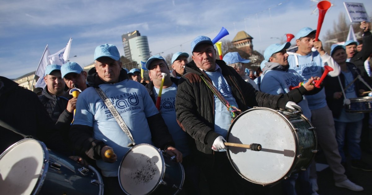 Blocul Național Sindical organizează un protest în Capitală împotriva politicilor fiscale ale guvernului