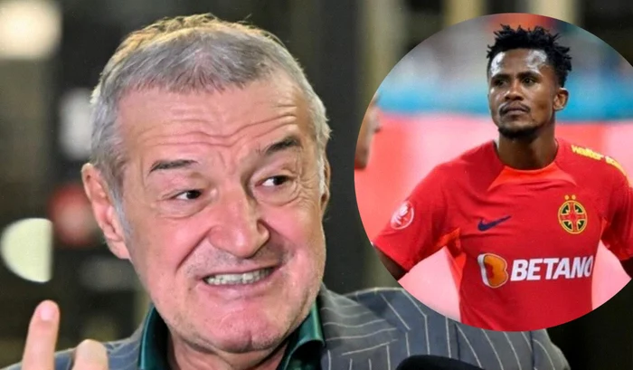 Gigi Becali, dezamăgit de Ngezana Foto/Colaj Facebook-Sportspictures