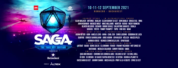 saga festival line up