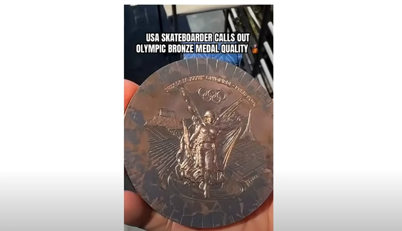 Medalia de bronz a americanului Nyjah Huston   FOTO Captură video