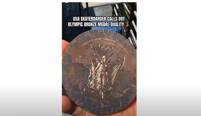 Medalia de bronz a americanului Nyjah Huston   FOTO Captură video